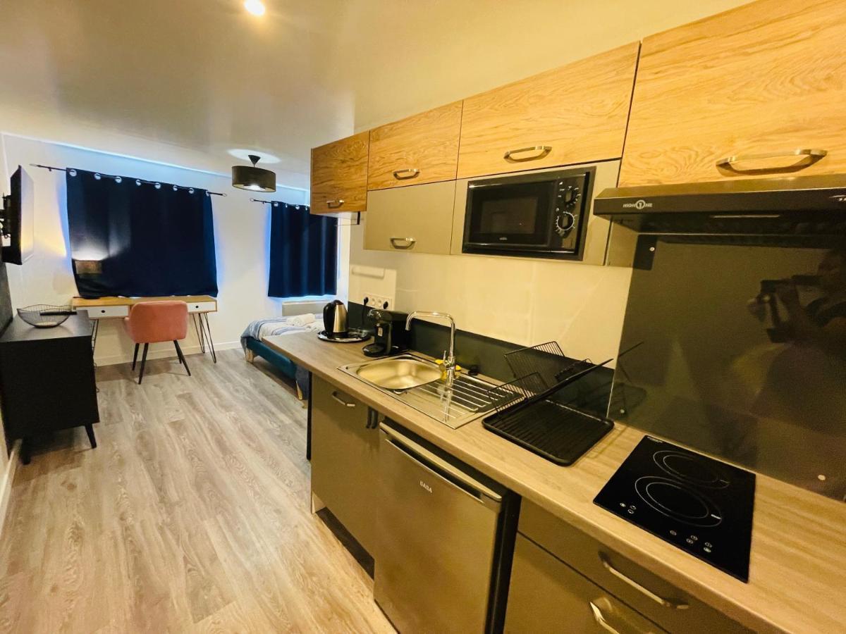 Studio 2 Spacieux Et Lumineux A La Gare De 로리앙 외부 사진