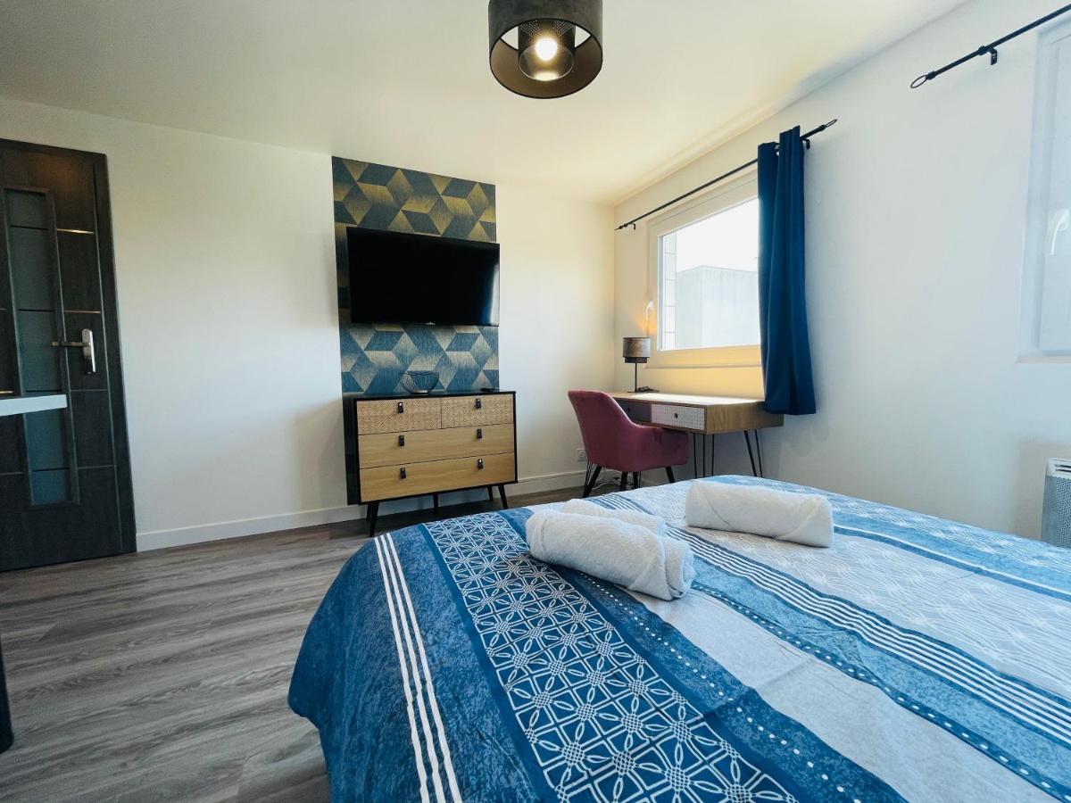 Studio 2 Spacieux Et Lumineux A La Gare De 로리앙 외부 사진